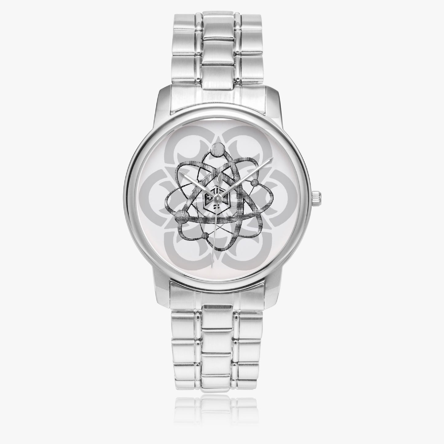 PHz6 Mandala Stainless Steel Quartz Watch