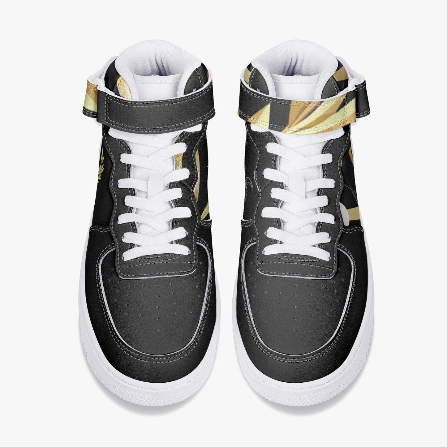 284. New High-Top Leather Sports Sneakers