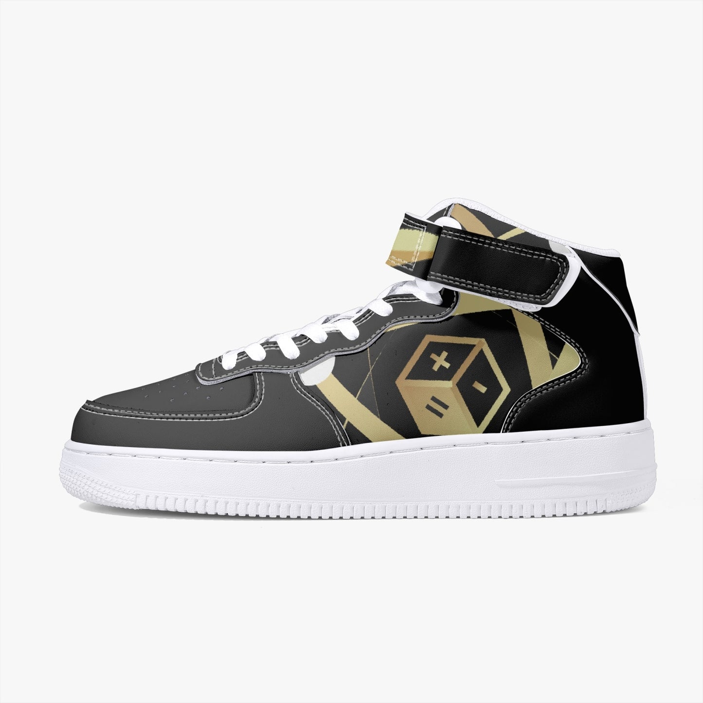 284. New High-Top Leather Sports Sneakers