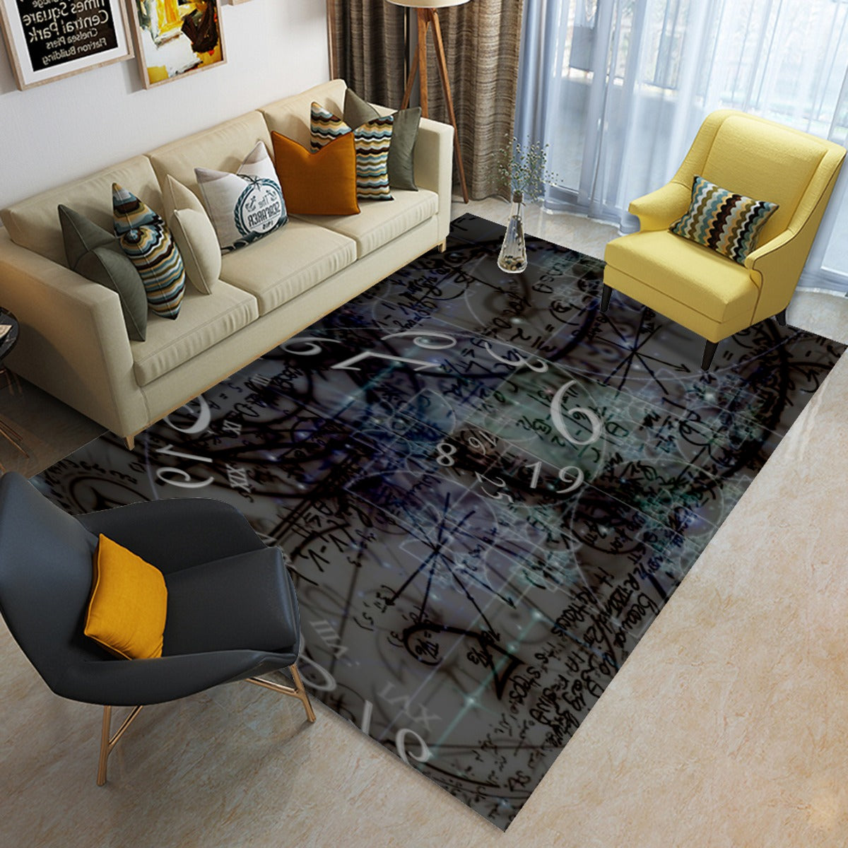 PHz6 Fibonacci Floor Mat