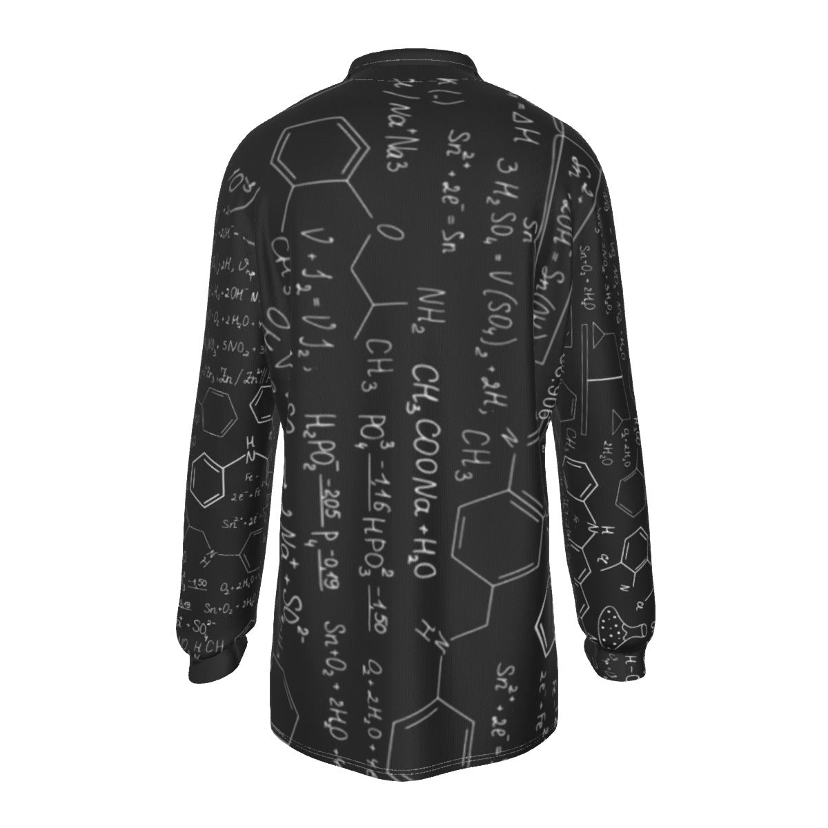 All-Over Print Men's Long Sleeve Polo Shirt
