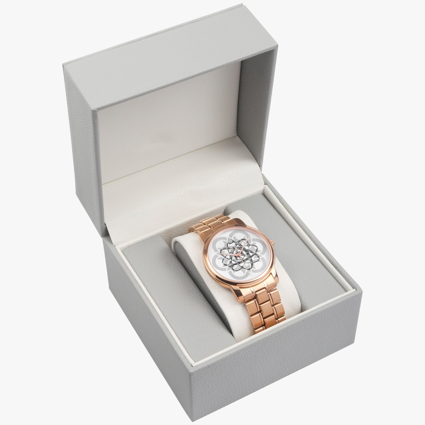 PHz6 Mandala Stainless Steel Quartz Watch