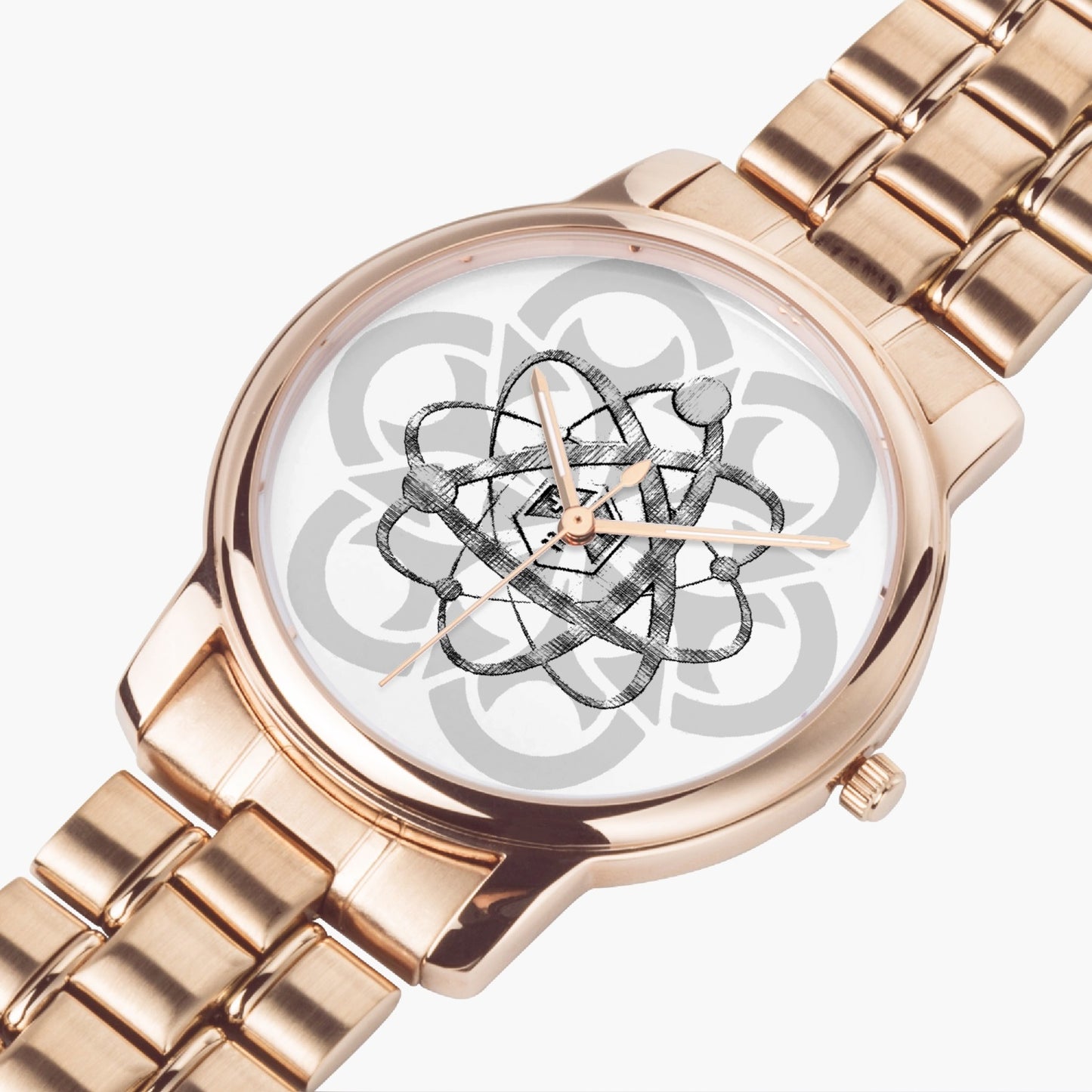 PHz6 Mandala Stainless Steel Quartz Watch