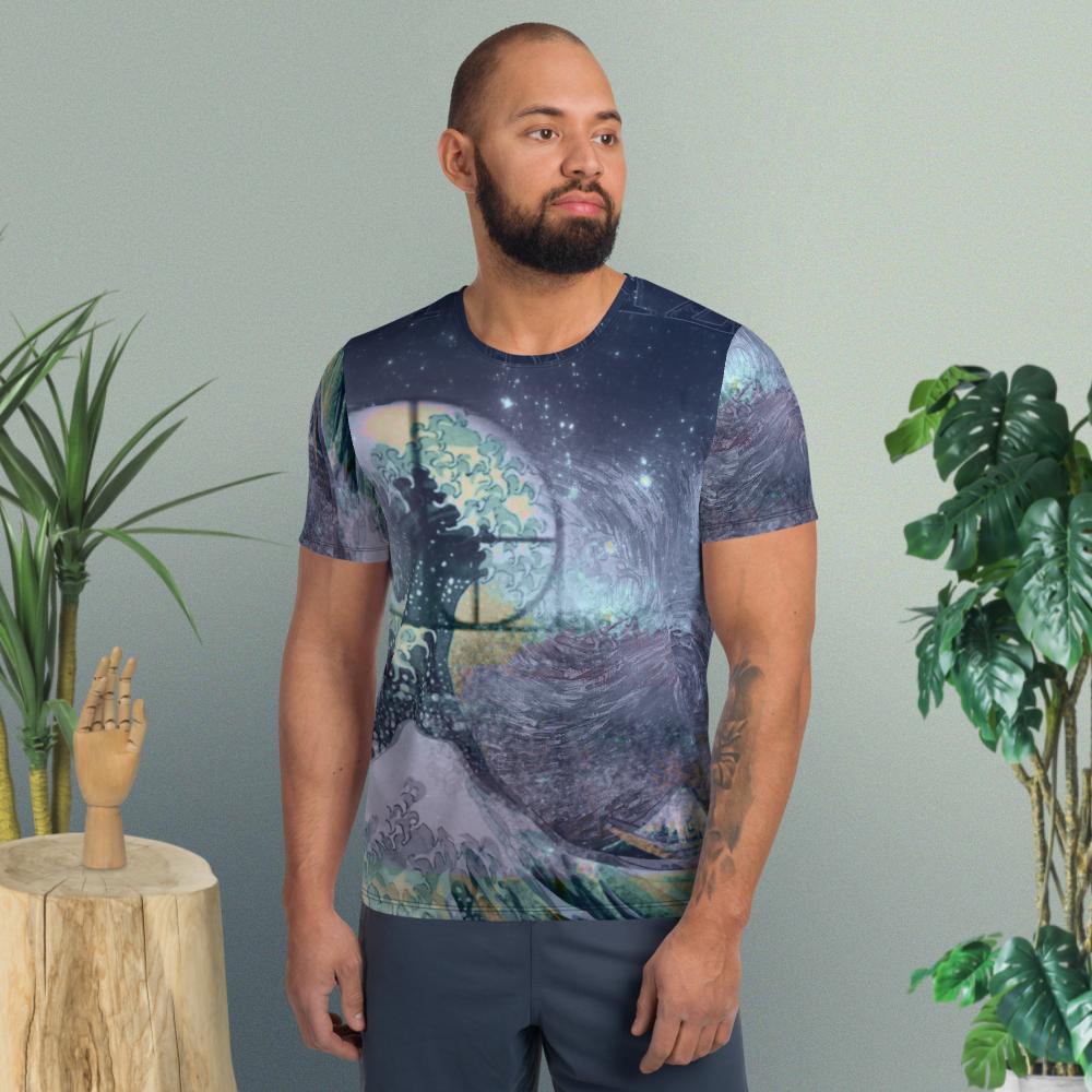 Men's Athletic T-shirt Starry Night
