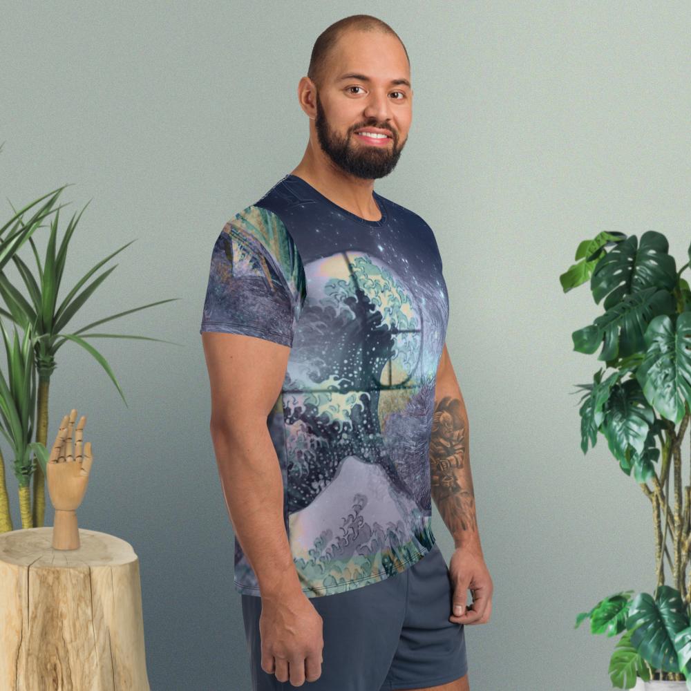 Men's Athletic T-shirt Starry Night