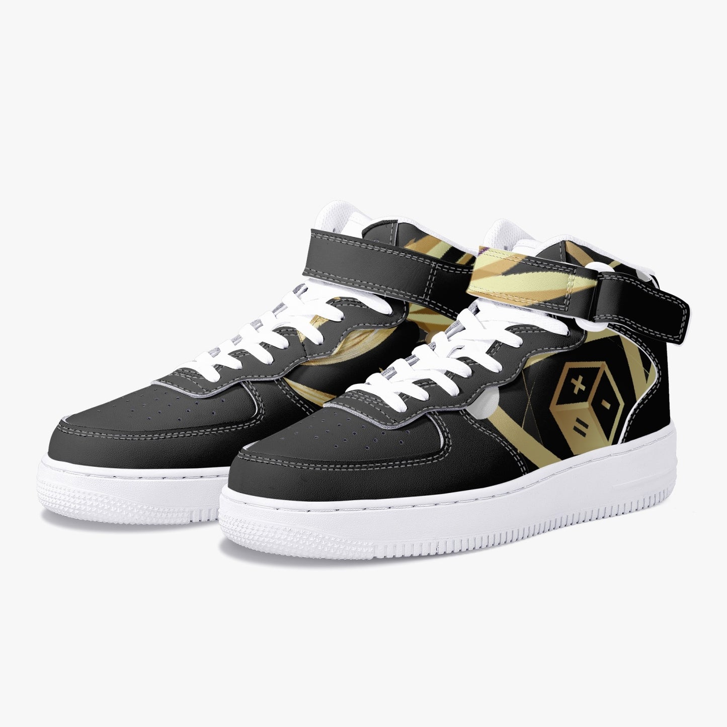 284. New High-Top Leather Sports Sneakers