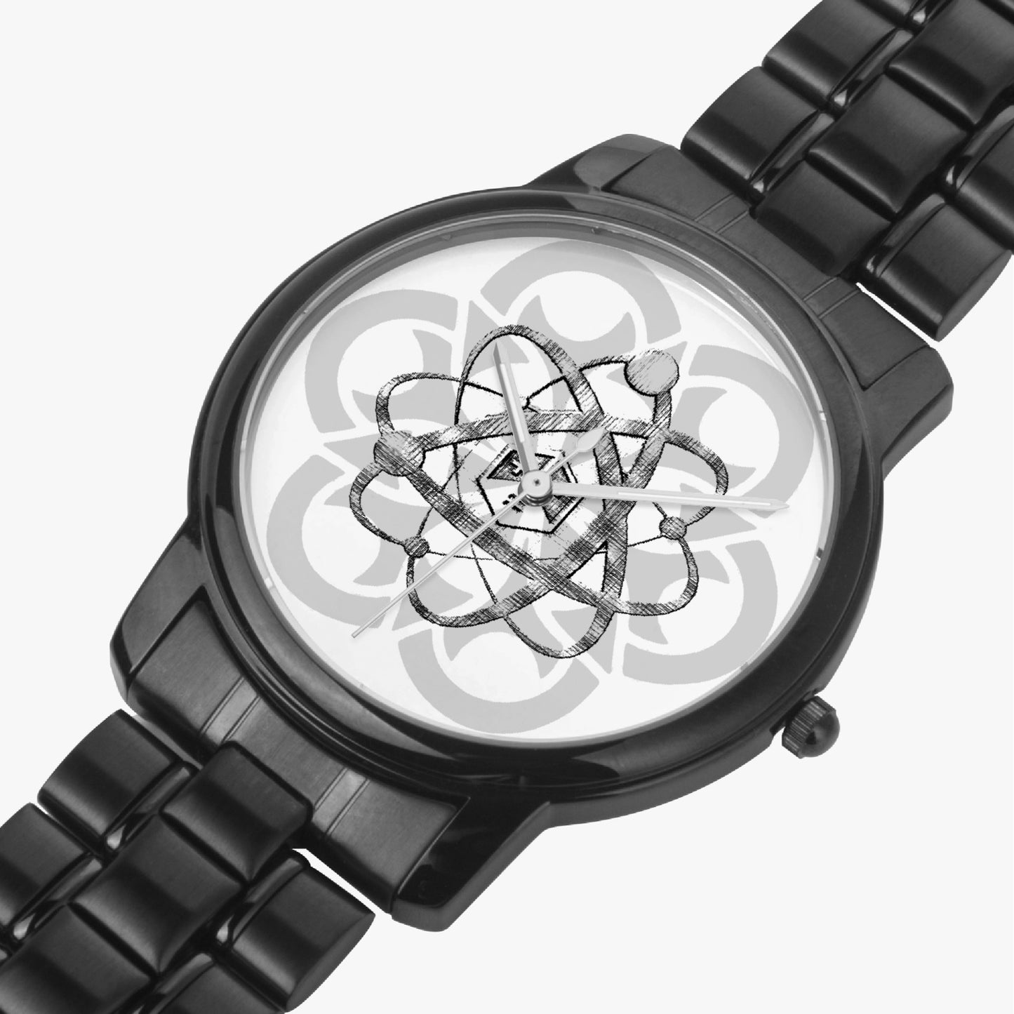 PHz6 Mandala Stainless Steel Quartz Watch