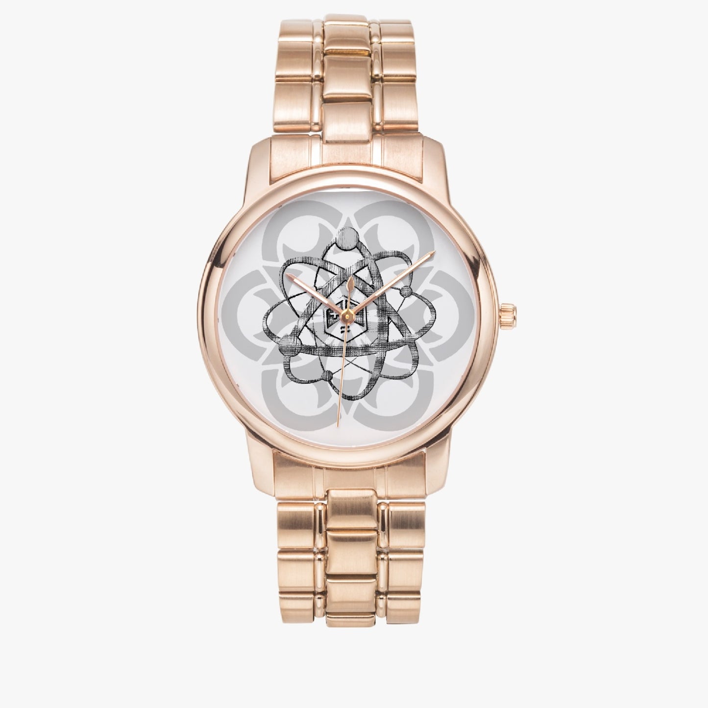 PHz6 Mandala Stainless Steel Quartz Watch