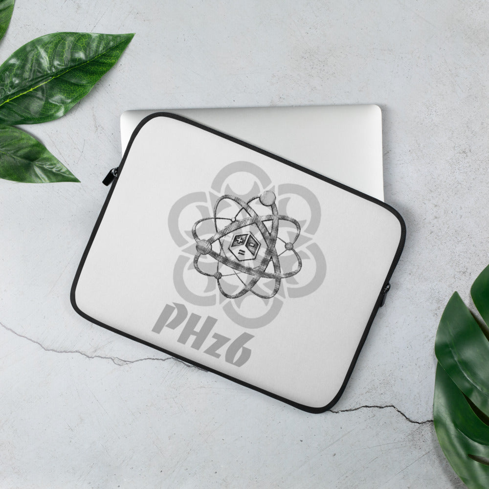 PHz6 Atom Mandala Laptop Sleeve