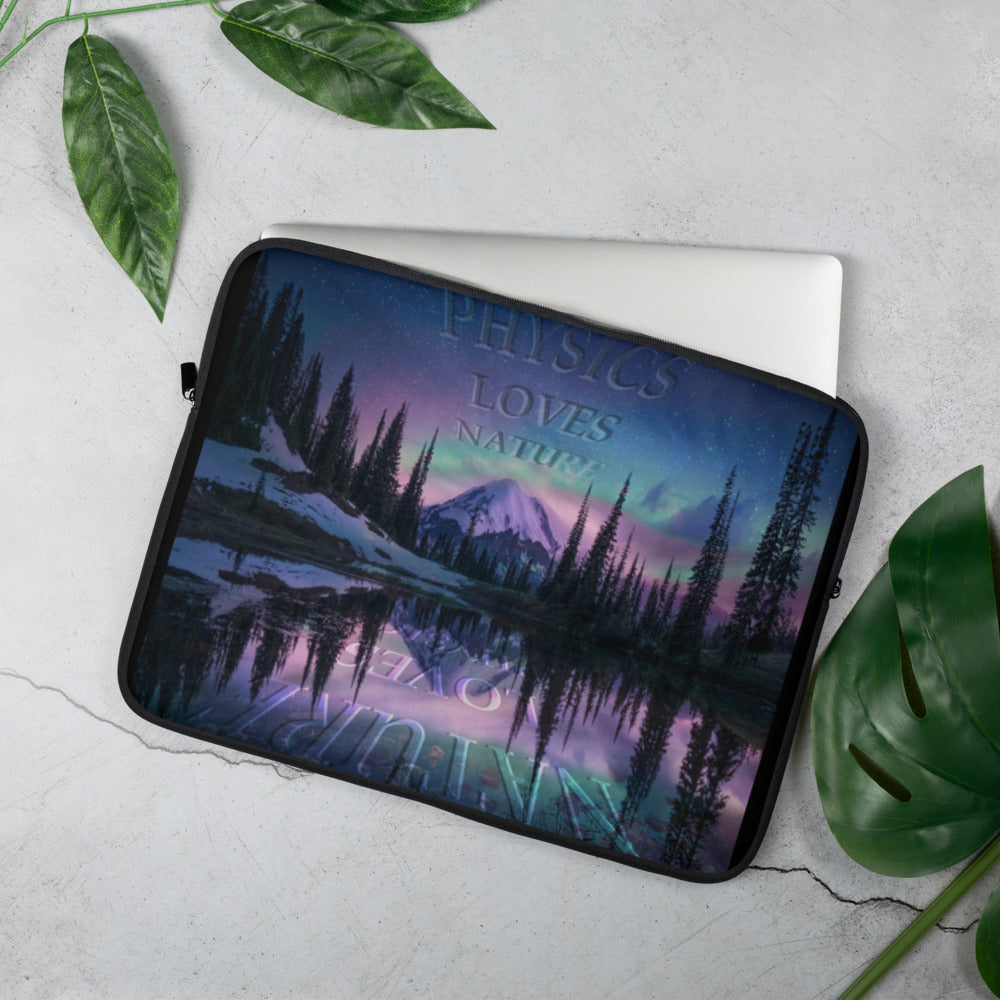 Physics Loves Nature Laptop Sleeve