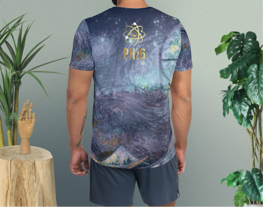 Men's Athletic T-shirt Starry Night