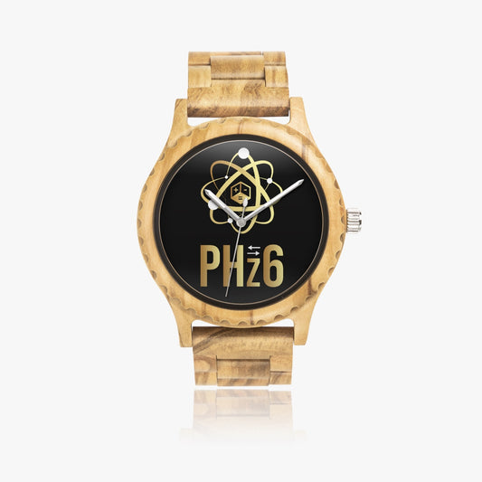PHZ6 Italian Olive Lumber Wooden Watch