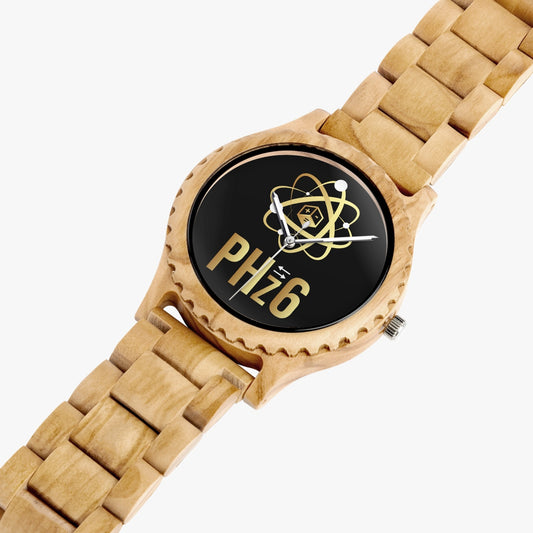PHZ6 Italian Olive Lumber Wooden Watch