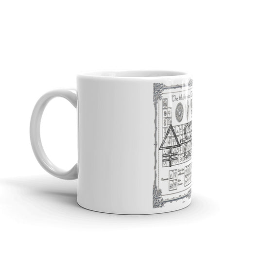 White glossy mug